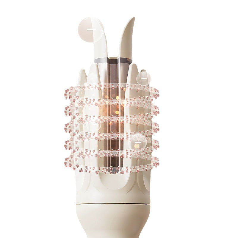 Automatic Rotating Hair Curler – 28mm Ceramic Barrel, Negative Ion Heat, 4-Level Temperature, Tangle-Free Fast Curling Wand