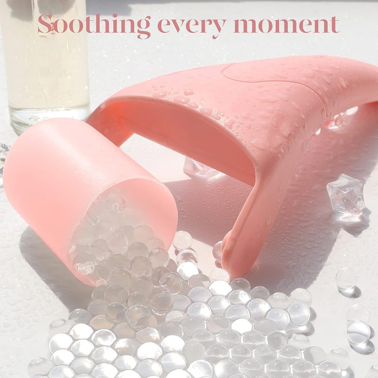 Ice Roller Facial Massager – Cooling Face & Skin Therapy Tool for Puffiness and Relaxation