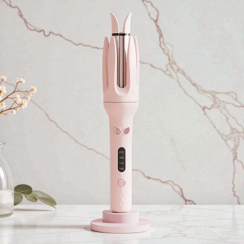 Automatic Rotating Hair Curler – 28mm Ceramic Barrel, Negative Ion Heat, 4-Level Temperature, Tangle-Free Fast Curling Wand