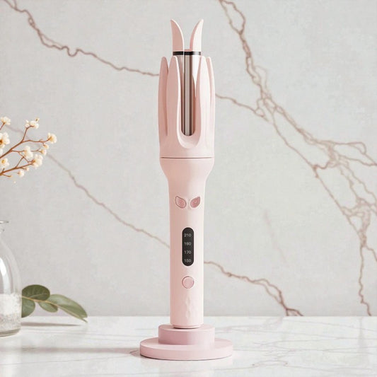Automatic Rotating Hair Curler – 28mm Ceramic Barrel, Negative Ion Heat, 4-Level Temperature, Tangle-Free Fast Curling Wand