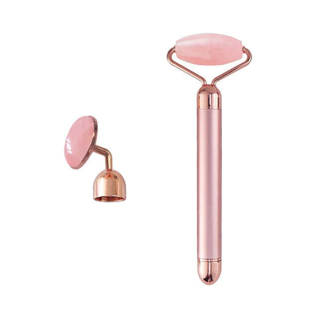 2-in-1 Jade Roller Beauty Tool for Facial Slimming