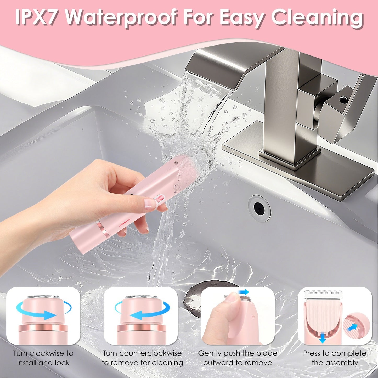 2-in-1 Women’s Electric Hair Remover & Bikini Trimmer